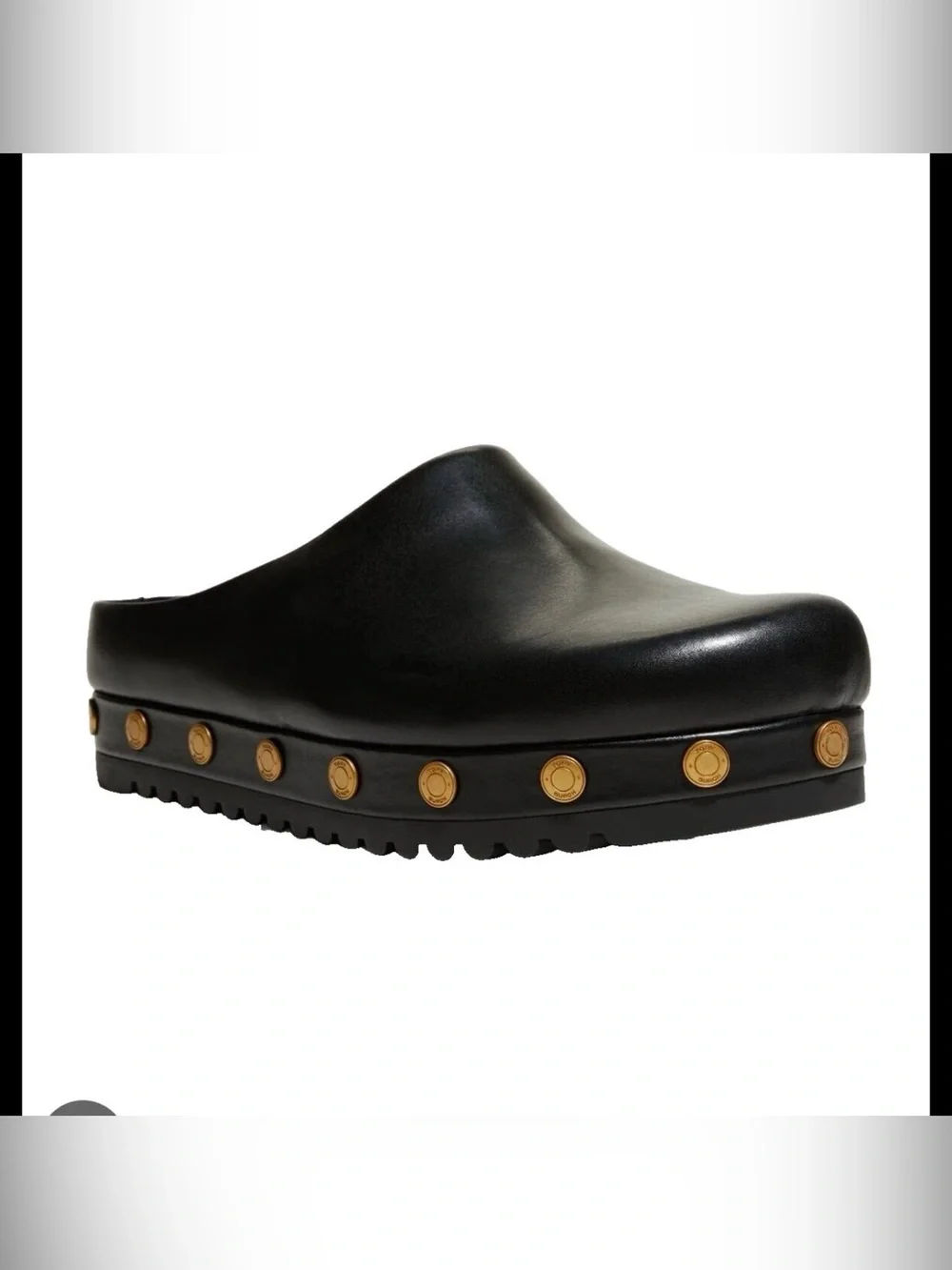 Tory Burch Black Platform Mule Clogs 61/2